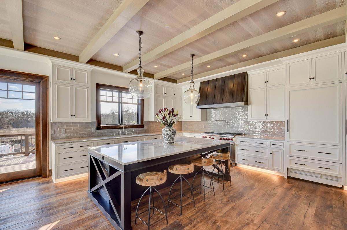 Custom kitchen by Amish Cabinet Co.