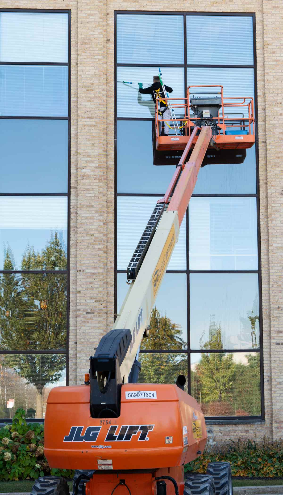 Honest & Integral Services on a lift
