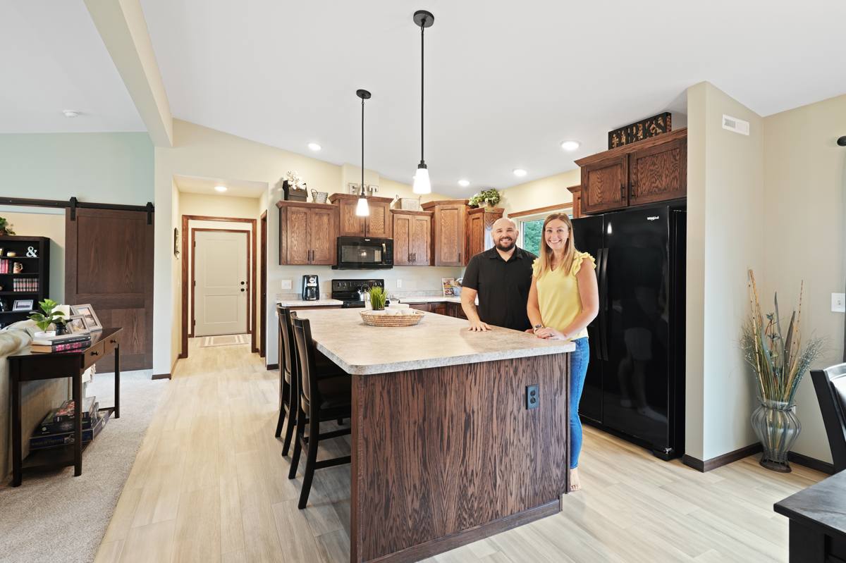 Stonehaven model home kitchen