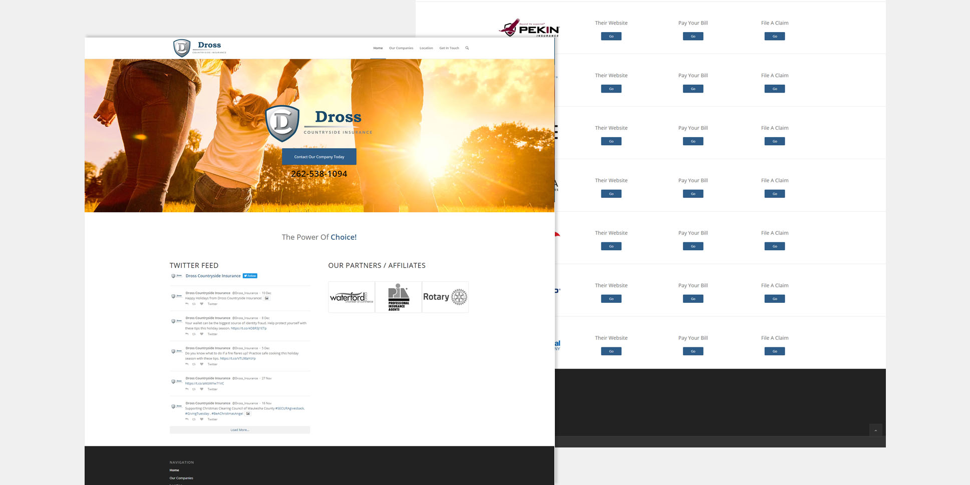 Web Page Design for Merton Insurance Company